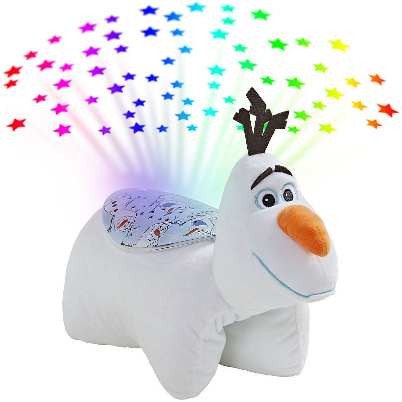 Disneys Frozen 2 Snow-It-All Olaf Plush Sleeptime Lite by Pillow Pets, Whi