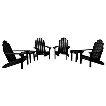 Highwood USA Westport Adirondack Chairs with Side Tables