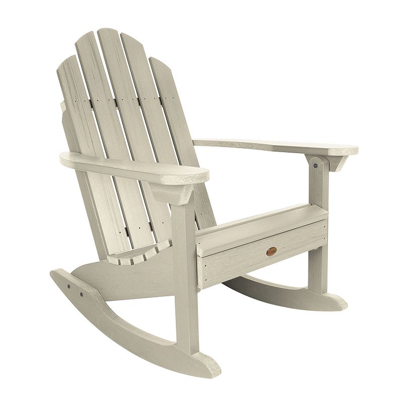 Highwood Classic Westport Adirondack Rocking Chair, White