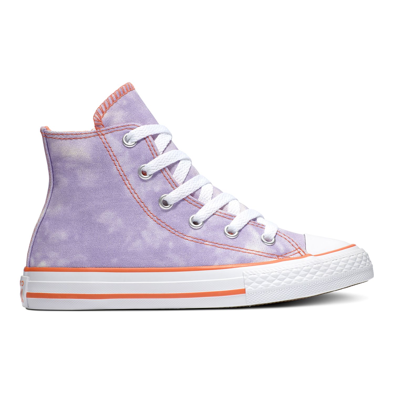 girls orange converse