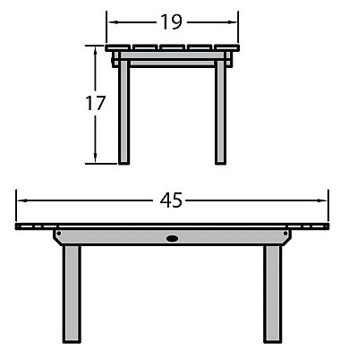 Highwood USA Classic Westport Conversation Table
