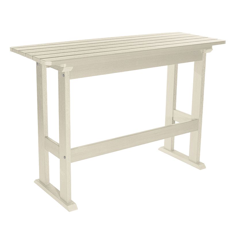 highwood Lehigh Counter Height Balcony Table, White