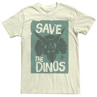 Men's Jurassic World Fallen Kingdom Save the Dinos Tee