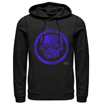 Men's Black Panther Movie Symbol Pull-Over Hoodie