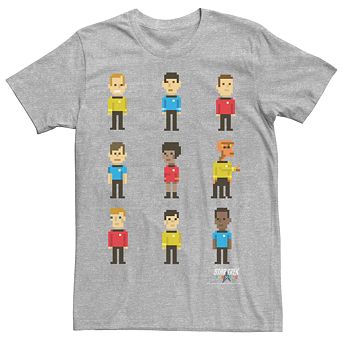 Men's Star Trek Pixel Character Tee