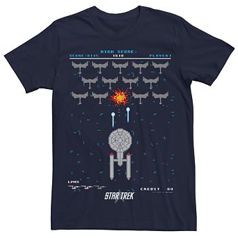 Men's Star Trek Pixel Fighter Tee