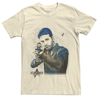 Men's Star Trek Discovery Ash Graphic Tee