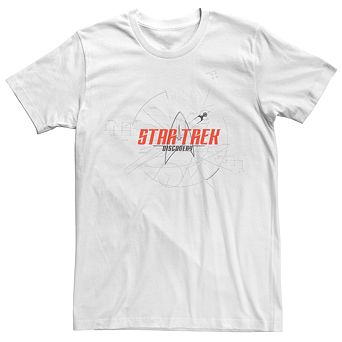 Men's Star Trek Discovery Schematic Logo Graphic Tee