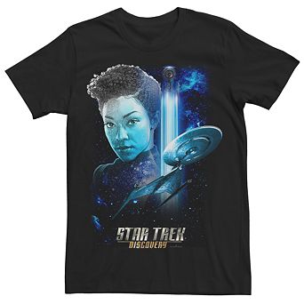 Men's Star Trek Discovery Burnham Space Graphic Tee