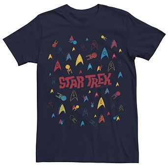 Men's Star Trek Retro Confetti Graphic Tee