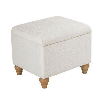 HomePop Medium Storage Ottoman with Lid