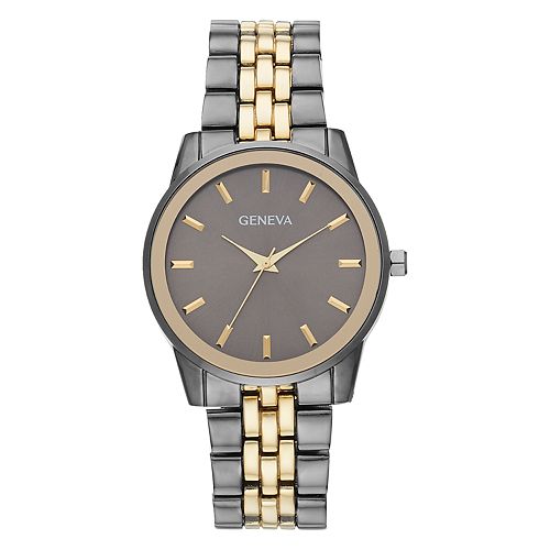 Geneva Mens' Two Tone Link Watch KH8169GUG