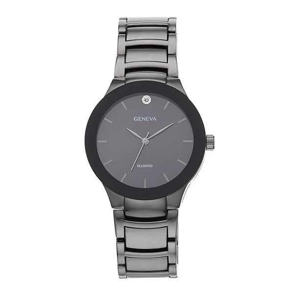 Black cheap geneva watch