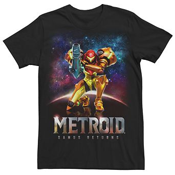 Men's Nintendo Metroid Traditional Samus Returns Tee