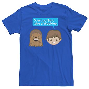 Men's Star Wars Don't Go Solo Take A Wookie Friends Tee