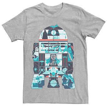 Men's Star Wars R2-D2 Art Fill Tee