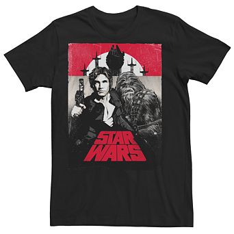 Men's Star Wars Han Solo Chewie Portrait Tee