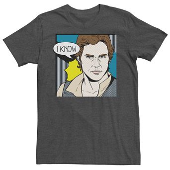 Men's Star Wars Han Solo I Know Comic Tee