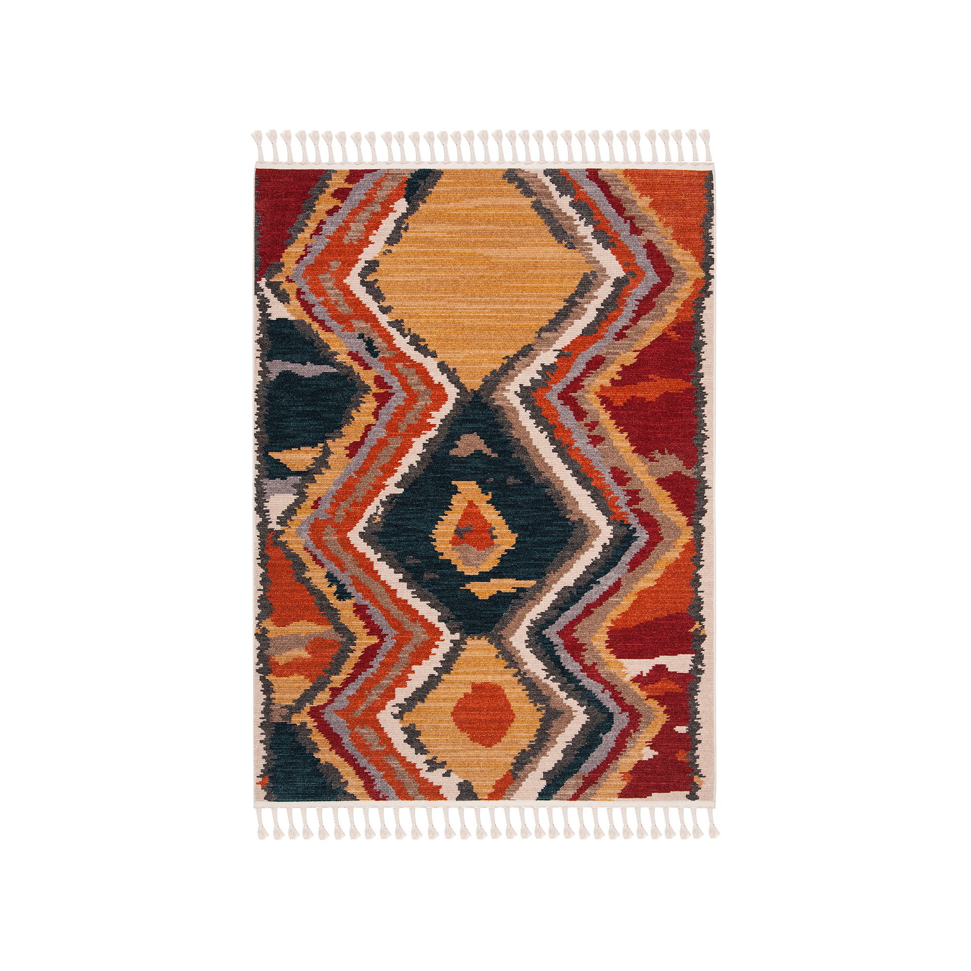 Safavieh Farmhouse Jasmin Rug, Gray Red