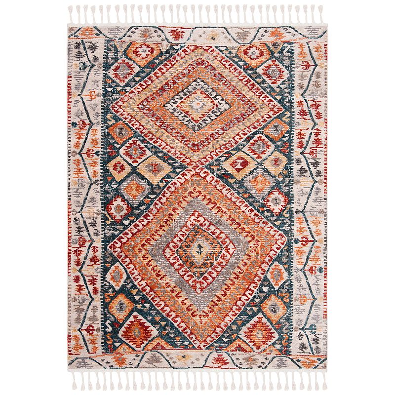 Safavieh Farmhouse Emily Rug, White, 3X5 Ft