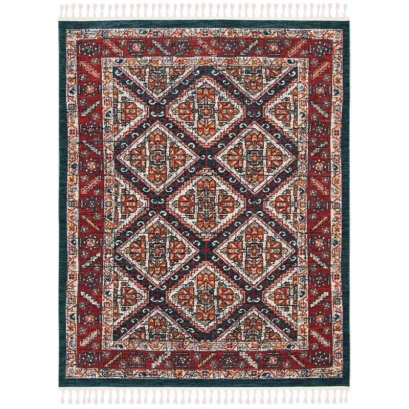 Safavieh Farmhouse Abby Rug, White, 6FT Sq