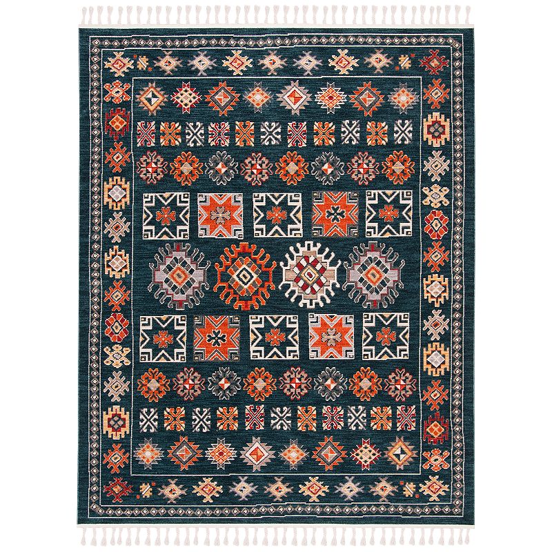 Safavieh Farmhouse Anita Rug, Blue, 5X7 Ft