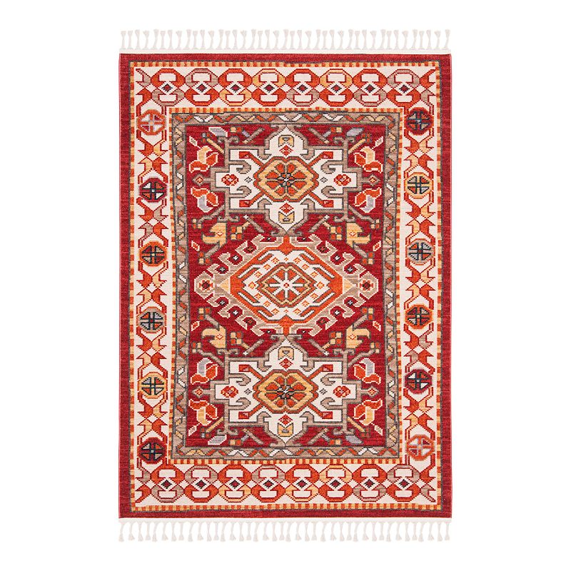 Safavieh Farmhouse Nicole Rug, White, 6FT Sq