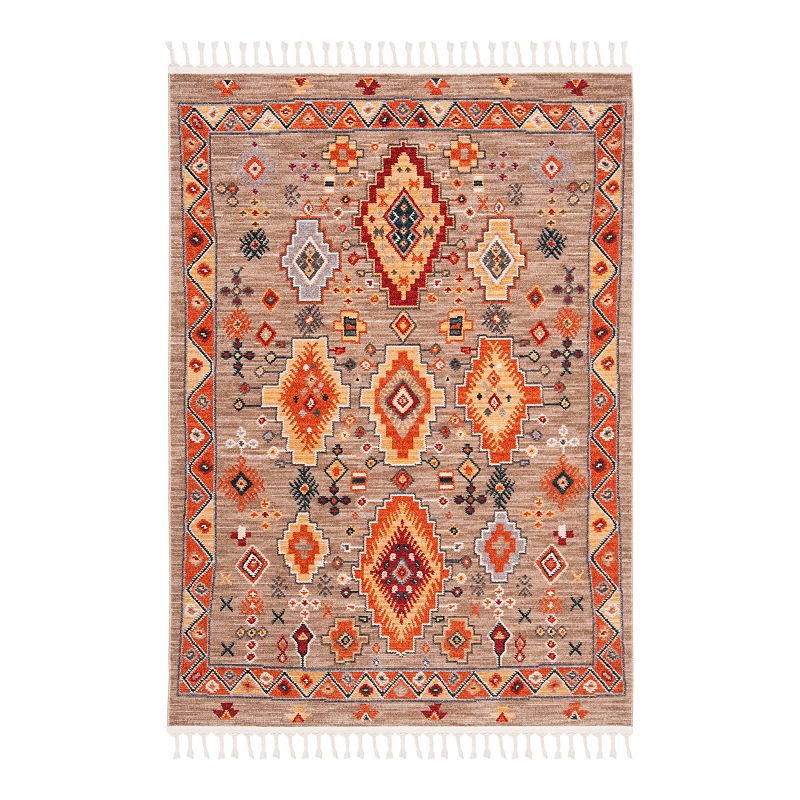 Safavieh Farmhouse Mia Rug, Lt Brown, 3X5 Ft