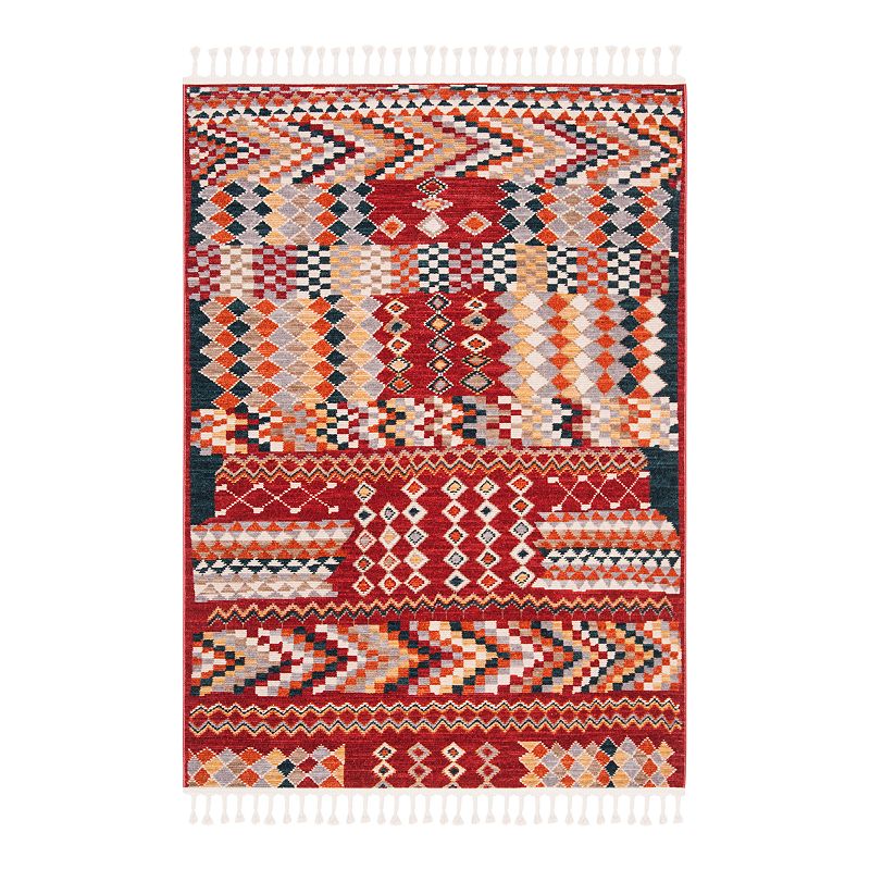 Safavieh Farmhouse Elle Rug, Blue, 8X10 Ft