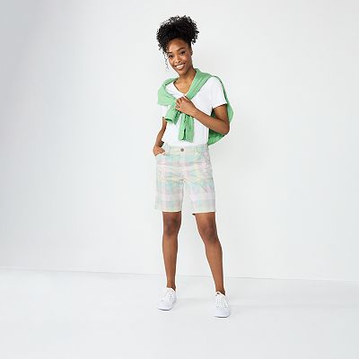 Kohls womens lee bermuda shorts on sale