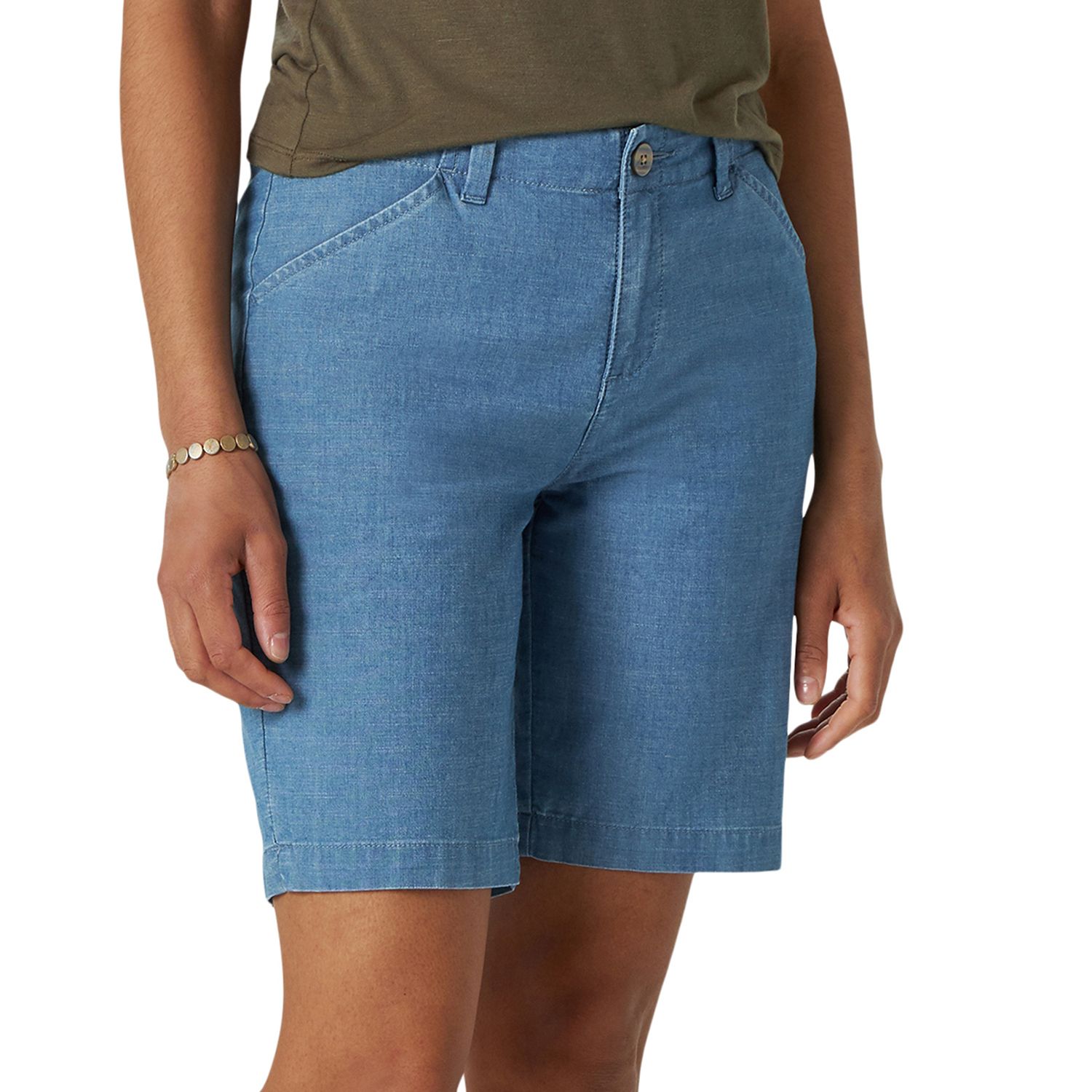 kohls womens lee bermuda shorts
