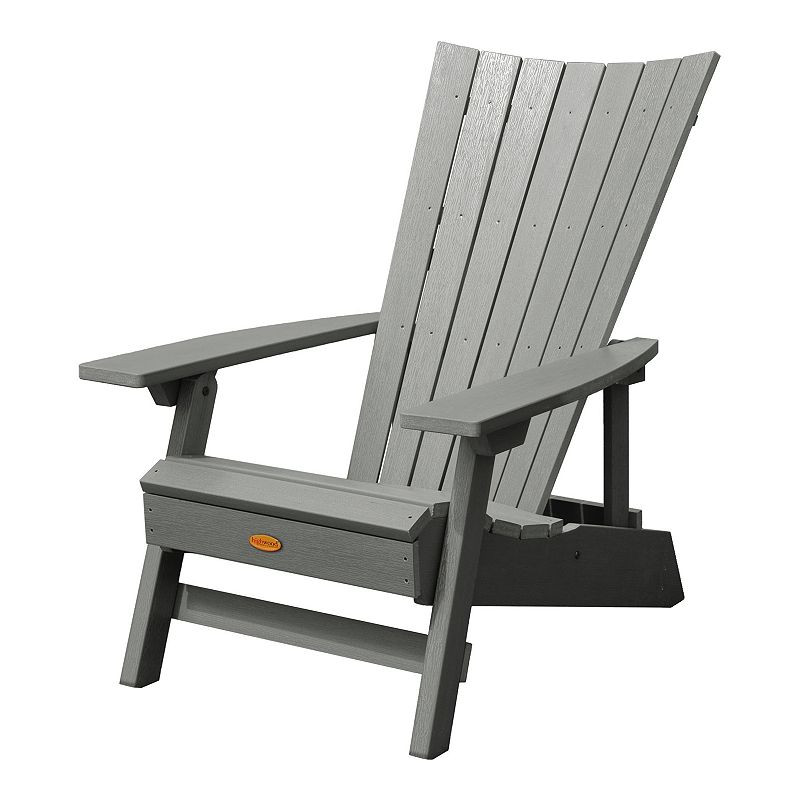 Highwood Manhattan Beach Folding & Reclining Adirondack Chair, Grey