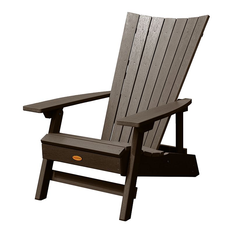 Highwood Manhattan Beach Folding & Reclining Adirondack Chair, Brown