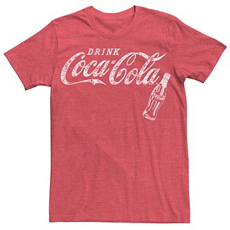 Men's Coca-Cola Vintage Bottle Logo Tee