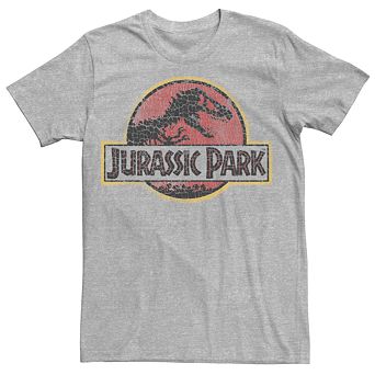 Men's Jurassic Park Cracked Logo Tee