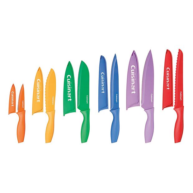 Cuisinart Advantage 12-Piece Gray Knife Set and Blade Guards C55