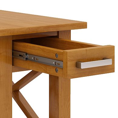 Simpli Home Kitchener Wood Narrow Side Table