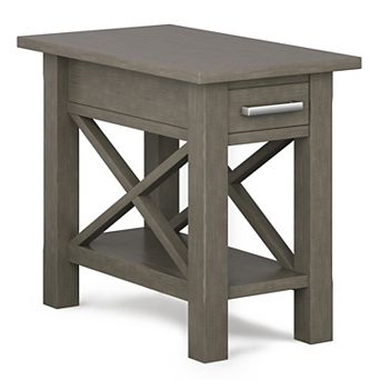 Simpli Home Kitchener Wood Narrow End Table