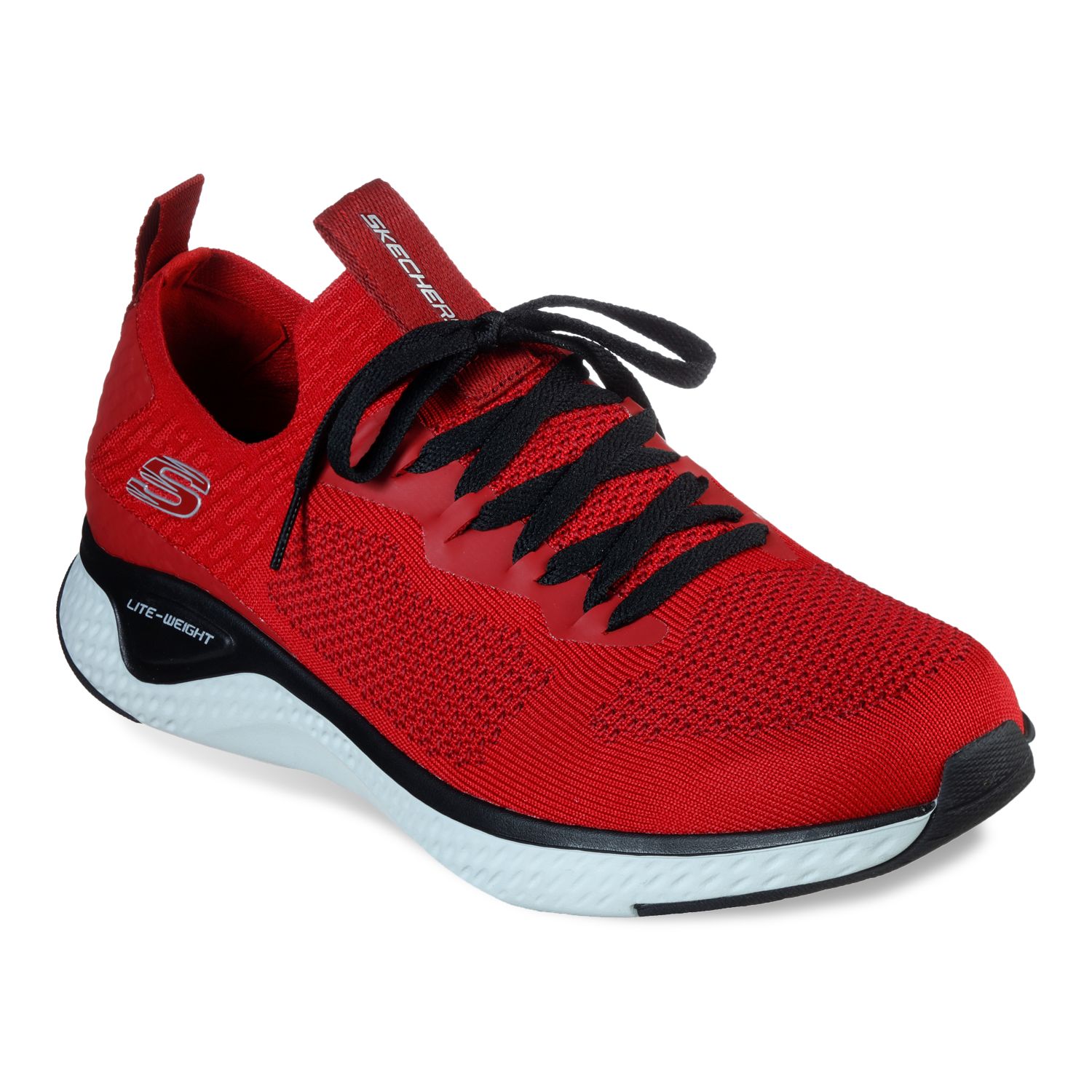 mens skechers red