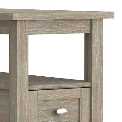 Simpli Home Warm Shaker Wood End Table