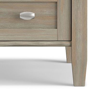 Simpli Home Warm Shaker Wood End Table