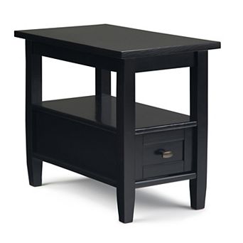 Simpli Home Warm Shaker Wood End Table