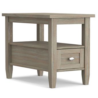 Simpli Home Warm Shaker Wood End Table