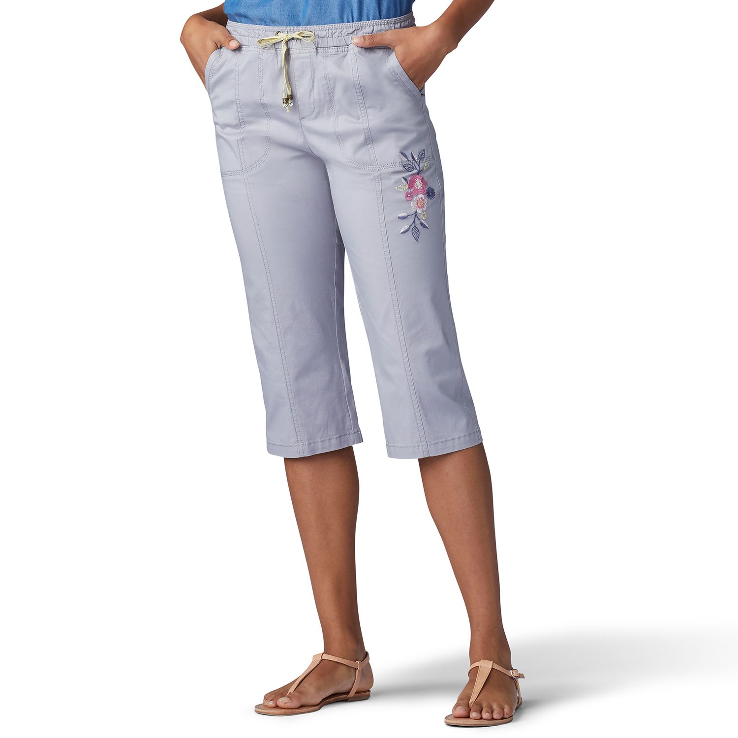 women's lee skimmer capris