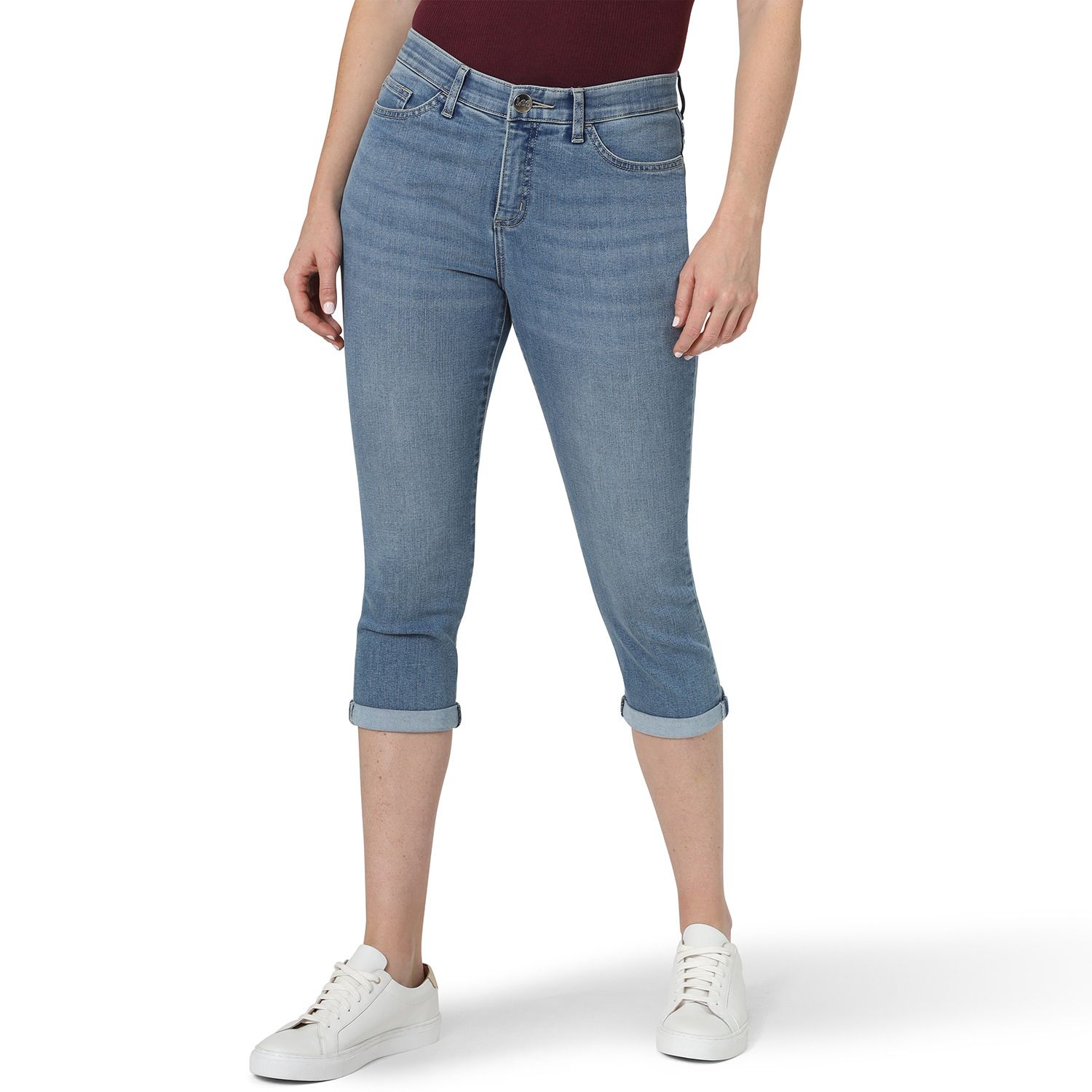 kohl's lee petite capris