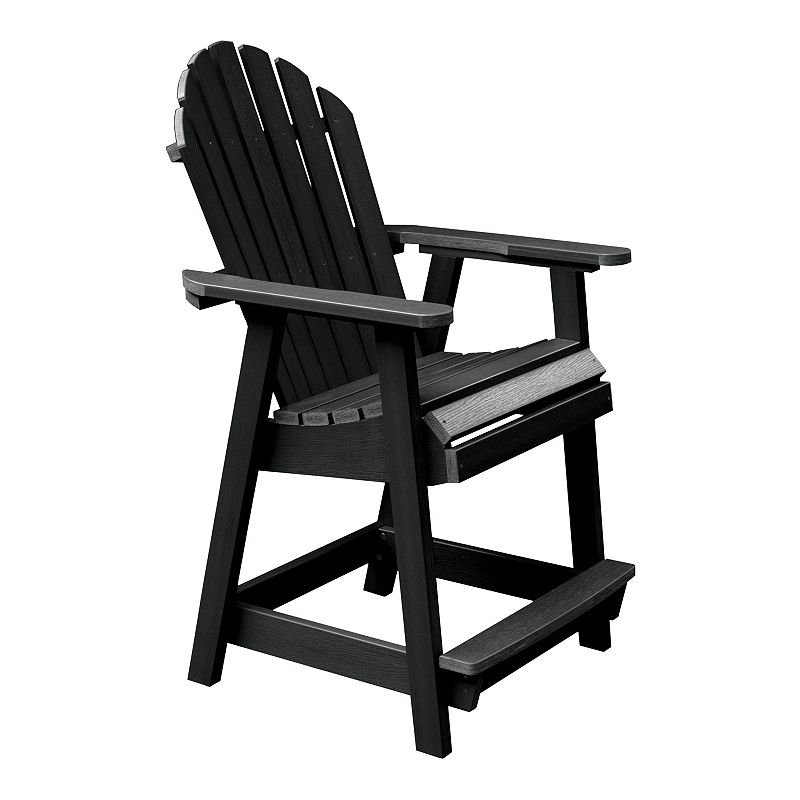 Highwood Hamilton Counter Deck Chair, Black