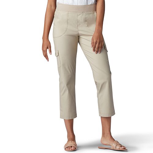 womens pull on cargo capris