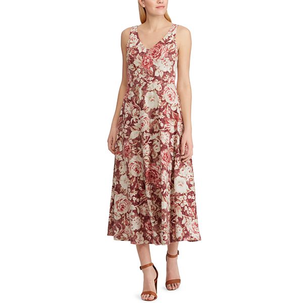 Women's Chaps Blue Sleeveless Dress