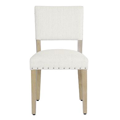 HomePop Nailhead Trim Dining Chair 2-piece Set