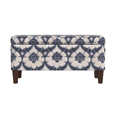 HomePop Large Decorative Storage Bench